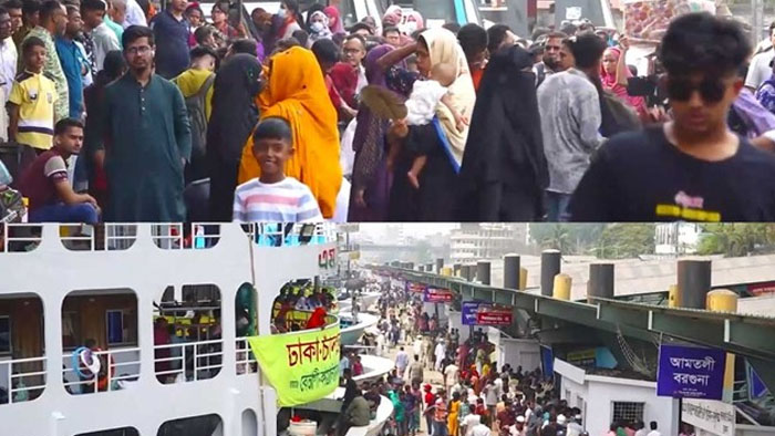 শুক্র ও শনিবার দুই দিনে ঢাকা ছাড়লেন প্রায় ৪১ লাখ সিমধারী